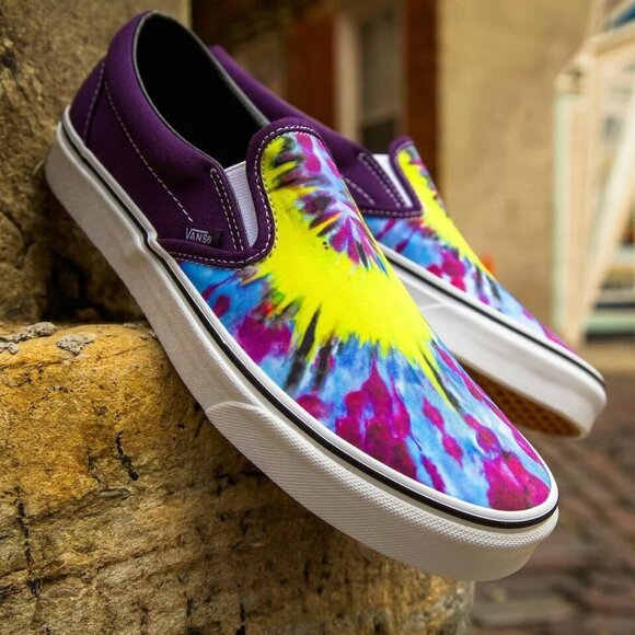 Vans Men's Classic Slip-on (Tie Dye) Mysterioso - Picture 1 of 8